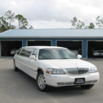 Stretched White Limousine - Chauffeur Service - Naples and SW Florida
